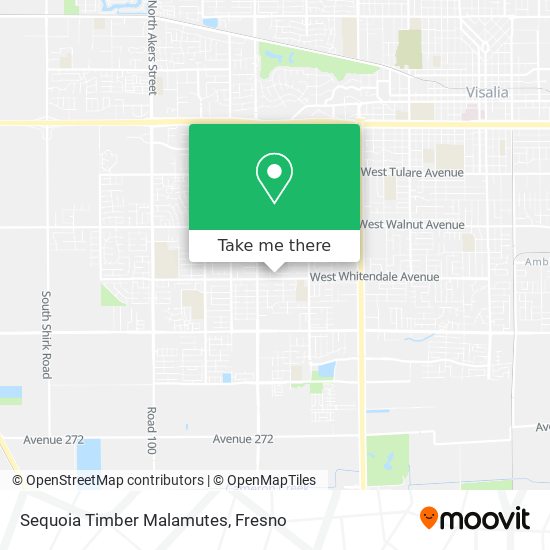 Sequoia Timber Malamutes map
