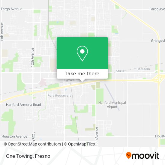 One Towing map