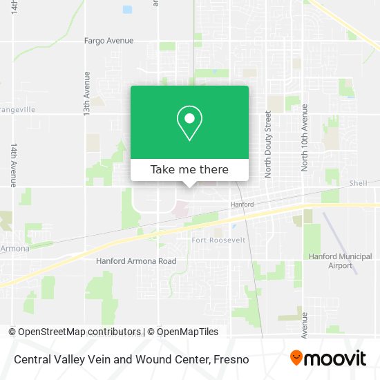 Central Valley Vein and Wound Center map