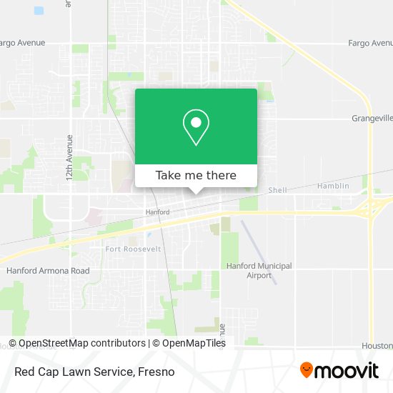 Mapa de Red Cap Lawn Service