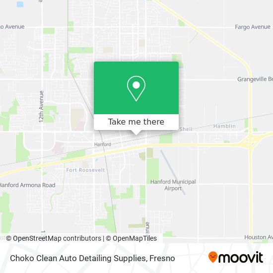 Choko Clean Auto Detailing Supplies map