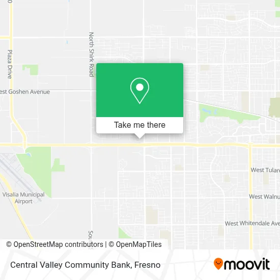 Central Valley Community Bank map