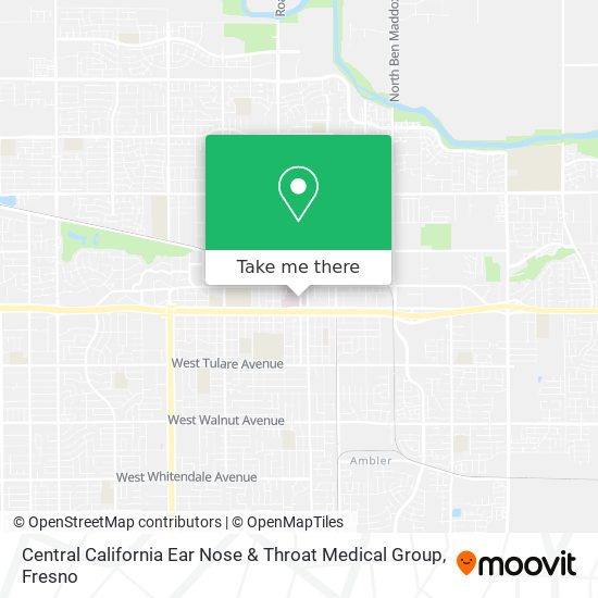 Mapa de Central California Ear Nose & Throat Medical Group
