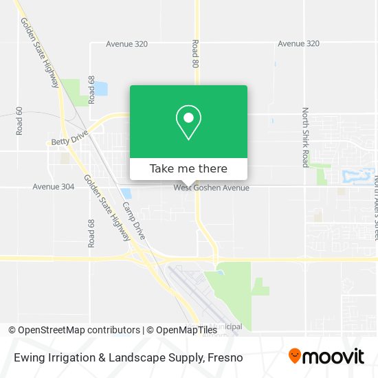 Ewing Irrigation & Landscape Supply map