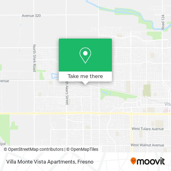 Villa Monte Vista Apartments map