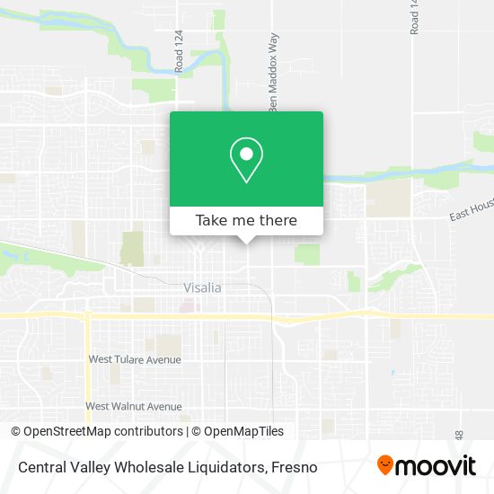 Central Valley Wholesale Liquidators map