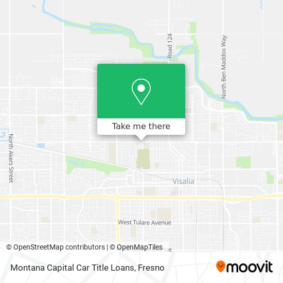 Montana Capital Car Title Loans map