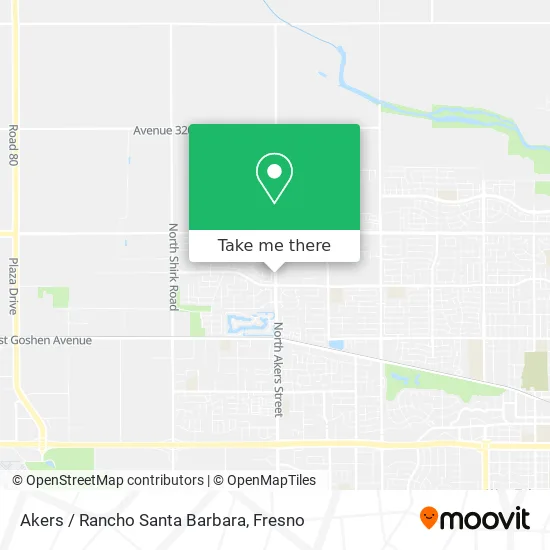 Mapa de Akers / Rancho Santa Barbara