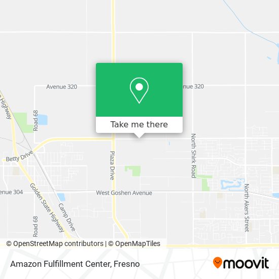 Amazon Fulfillment Center map