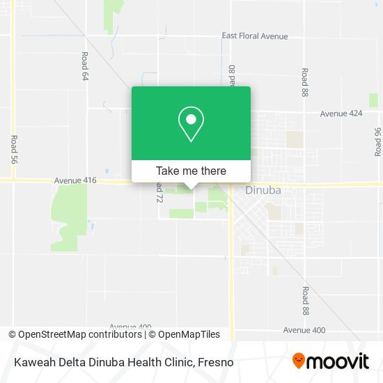 Mapa de Kaweah Delta Dinuba Health Clinic