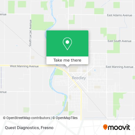 Quest Diagnostics map