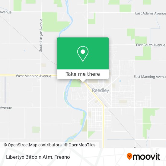 Mapa de Libertyx Bitcoin Atm