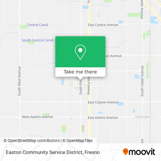 Mapa de Easton Community Service District