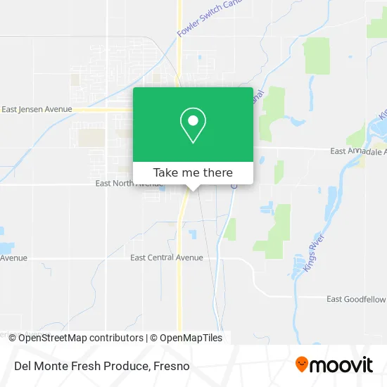 Del Monte Fresh Produce map