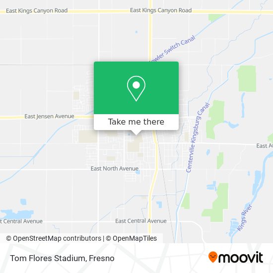 Mapa de Tom Flores Stadium