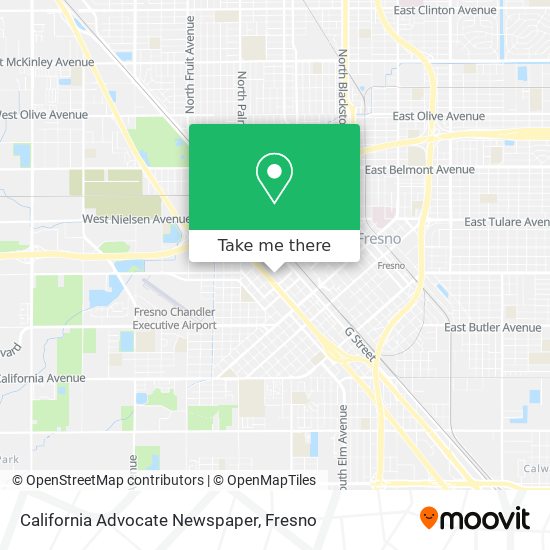 Mapa de California Advocate Newspaper