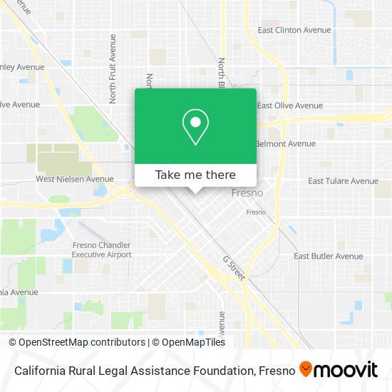 Mapa de California Rural Legal Assistance Foundation