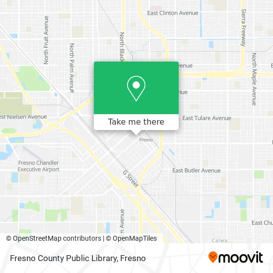 Fresno County Public Library map