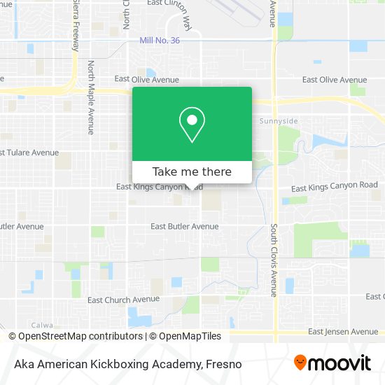 Mapa de Aka American Kickboxing Academy