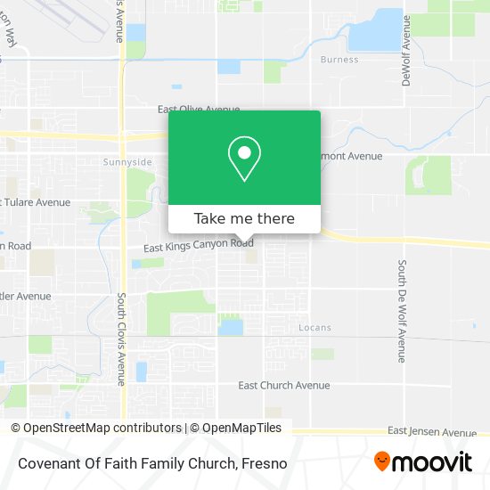 Covenant Of Faith Family Church map
