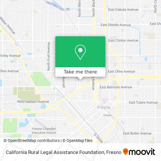 California Rural Legal Assistance Foundation map