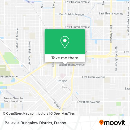 Bellevue Bungalow District map