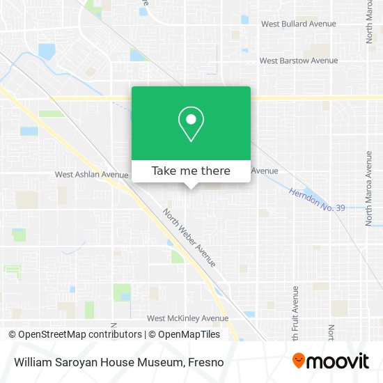 William Saroyan House Museum map