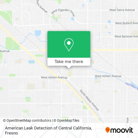 American Leak Detection of Central California map