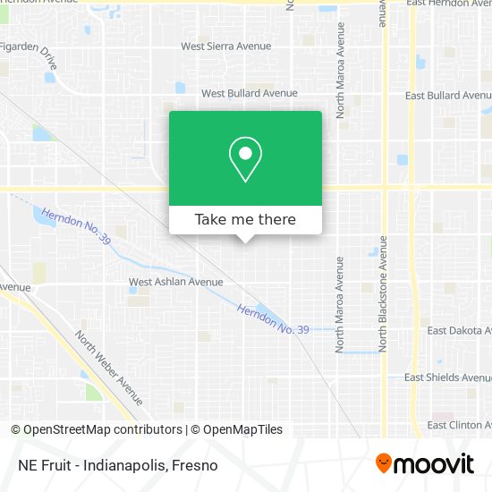 NE Fruit - Indianapolis map