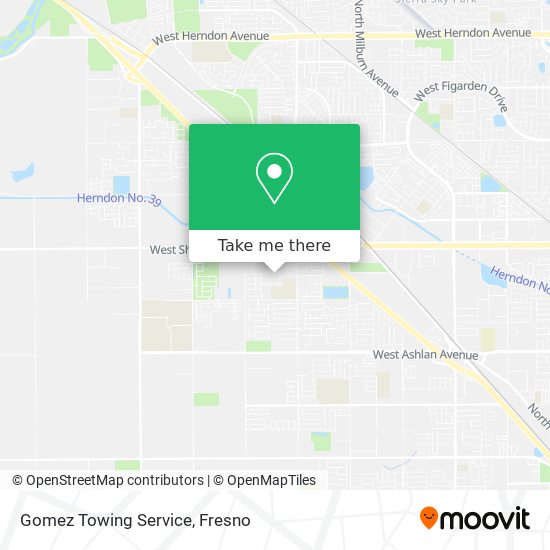Mapa de Gomez Towing Service