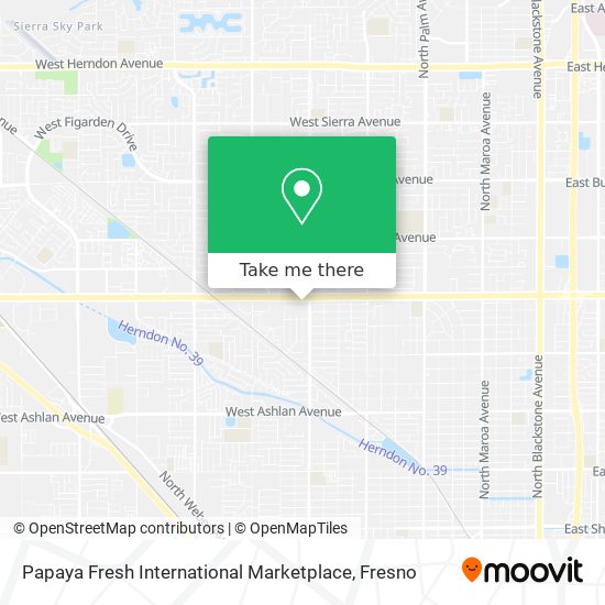 Mapa de Papaya Fresh International Marketplace