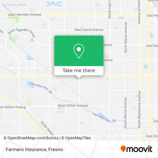 Mapa de Farmers Insurance