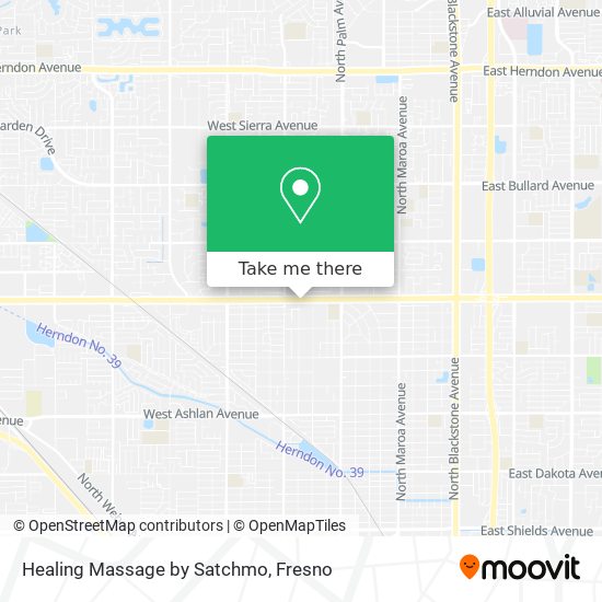 Healing Massage by Satchmo map