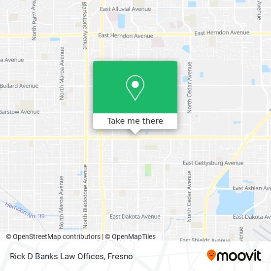 Rick D Banks Law Offices map