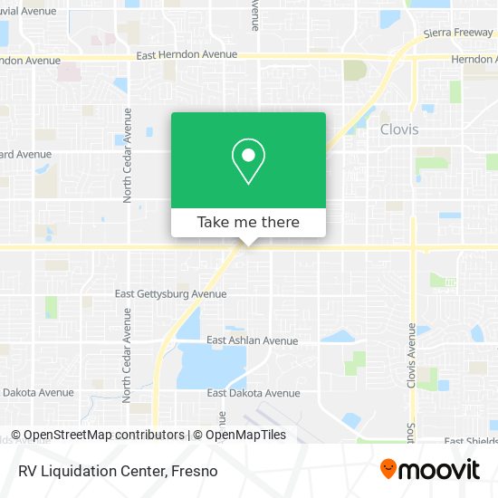 RV Liquidation Center map