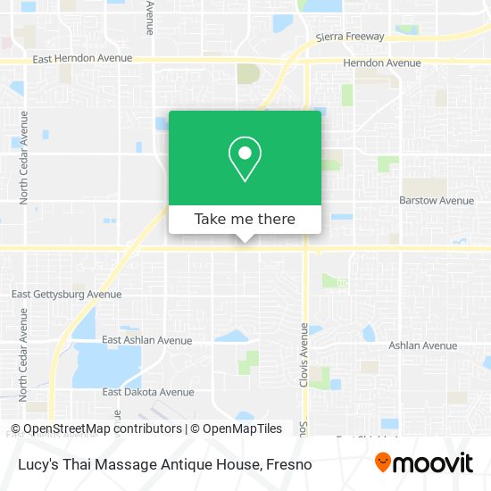 Lucy's Thai Massage Antique House map