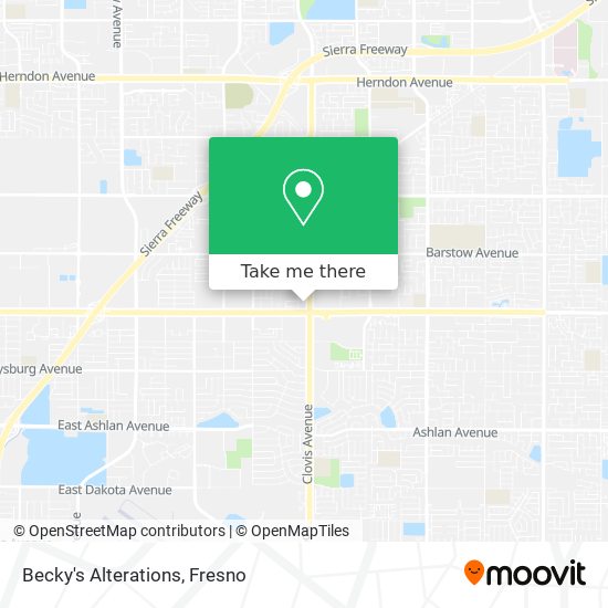 Mapa de Becky's Alterations