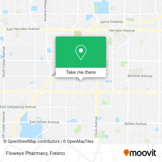 Floweys Pharmacy map