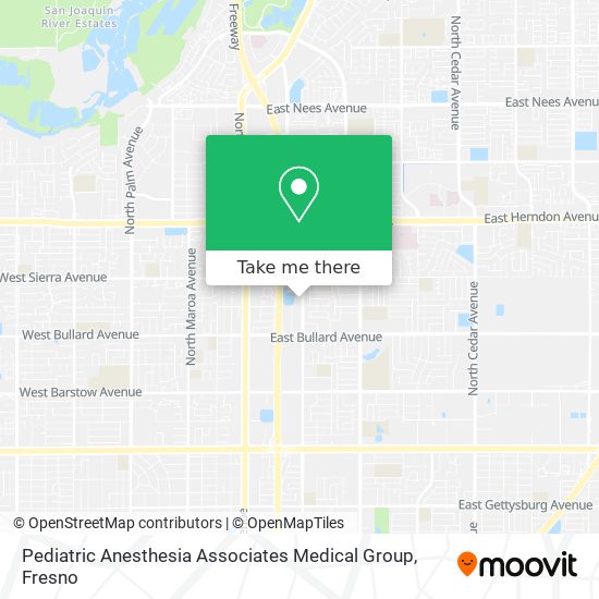 Pediatric Anesthesia Associates Medical Group map