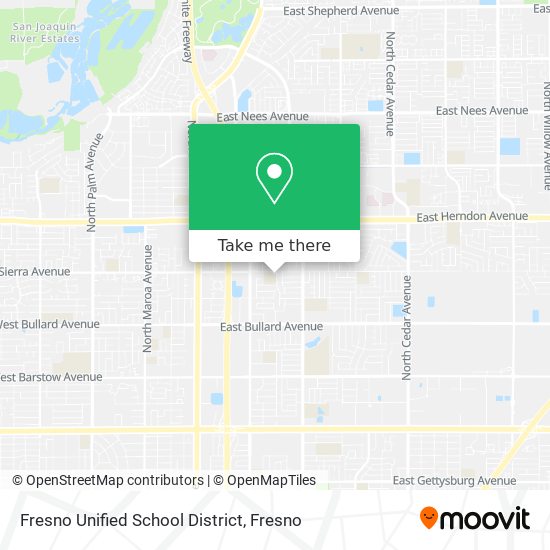 Mapa de Fresno Unified School District