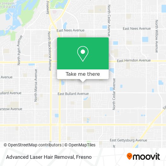 Advanced Laser Hair Removal map