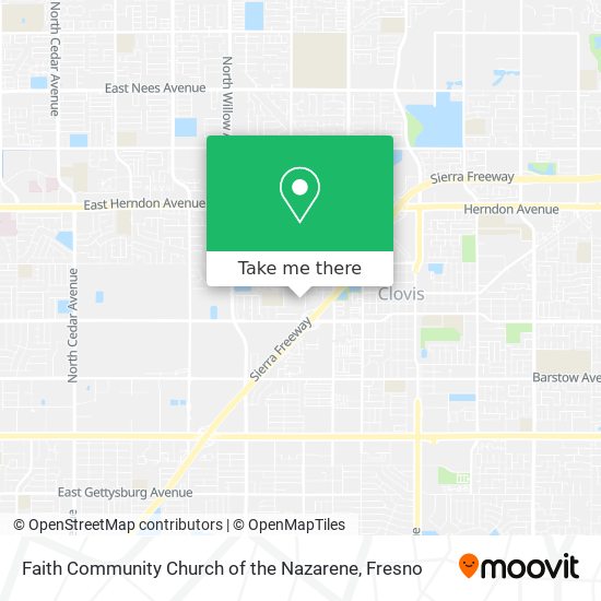 Faith Community Church of the Nazarene map