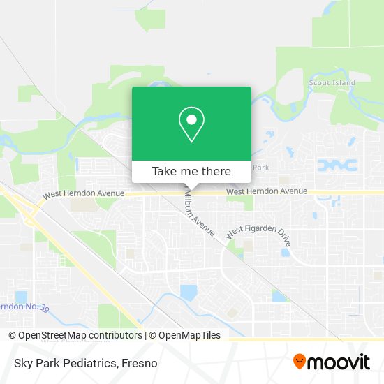 Mapa de Sky Park Pediatrics