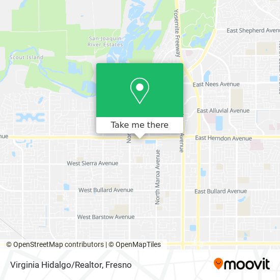 Virginia Hidalgo/Realtor map