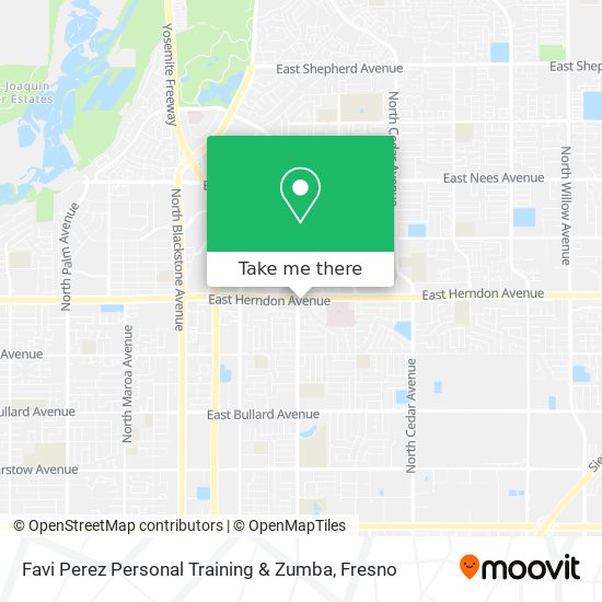 Favi Perez Personal Training & Zumba map