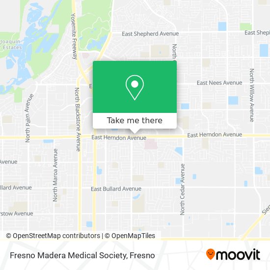 Fresno Madera Medical Society map