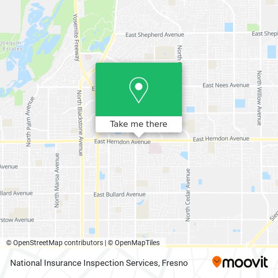 National Insurance Inspection Services map