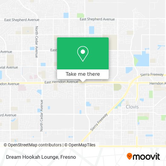 Dream Hookah Lounge map