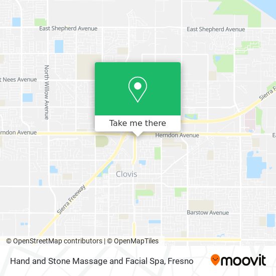 Hand and Stone Massage and Facial Spa map