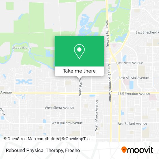 Rebound Physical Therapy map